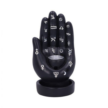 Palmistry Backflow Incense Burner - Black